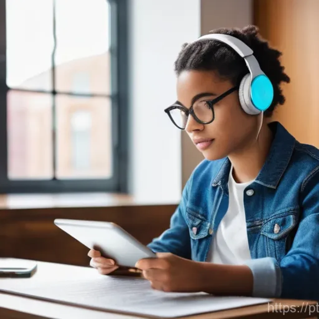 인지능력 증강을 위한 새로운 패러다임 - **Prompt:** A young adult, gender-neutral, aged around 25-30, with a focused expression, is actively...